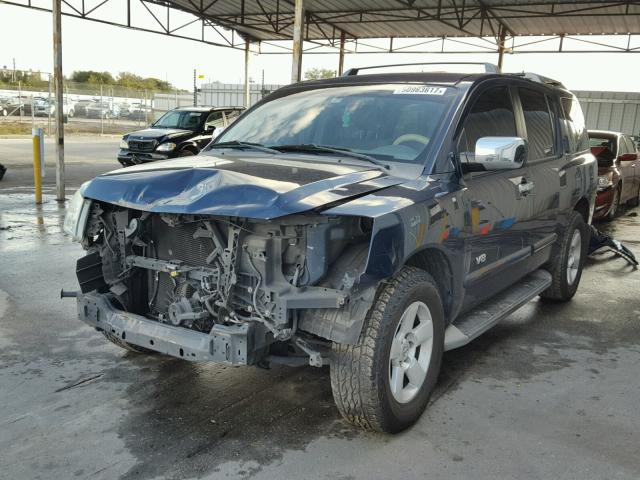 5N1AA08A36N743614 - 2006 NISSAN ARMADA SE BLUE photo 2