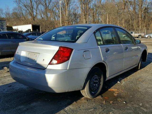 1G8AG52F85Z154709 - 2005 SATURN ION LEVEL SILVER photo 4