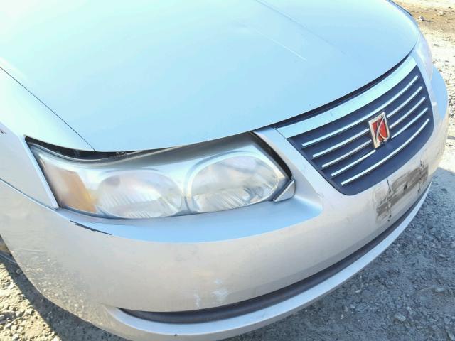 1G8AG52F85Z154709 - 2005 SATURN ION LEVEL SILVER photo 9