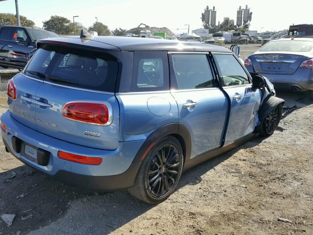 WMWLN5C51G2E31447 - 2016 MINI COOPER CLU BLUE photo 4