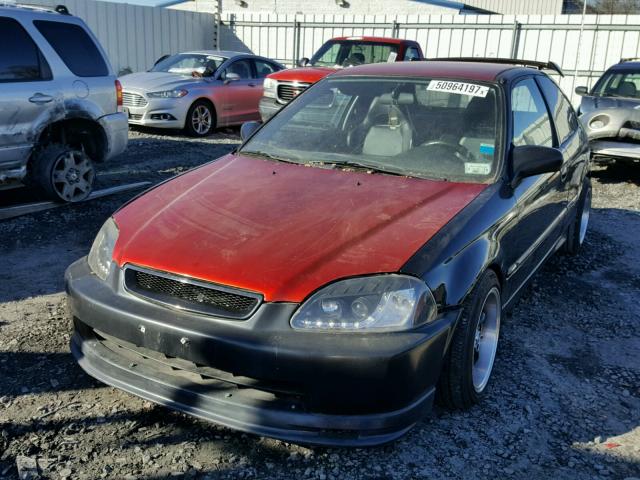 2HGEJ634XWH111679 - 1998 HONDA CIVIC DX BLACK photo 2