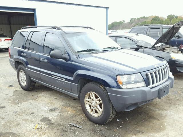 1J4GX48S74C385756 - 2004 JEEP GRAND CHER BLUE photo 9