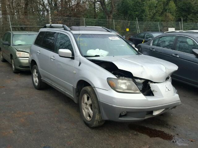 JA4LZ41G43U056956 - 2003 MITSUBISHI OUTLANDER SILVER photo 1