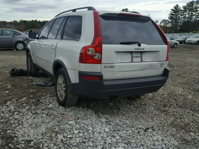 YV1CZ852651213512 - 2005 VOLVO XC90 V8 WHITE photo 3