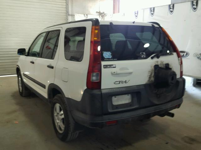 JHLRD78834C029126 - 2004 HONDA CR-V EX WHITE photo 3