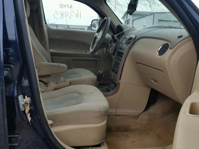 3GNDA13D97S555400 - 2007 CHEVROLET HHR LS BLUE photo 5