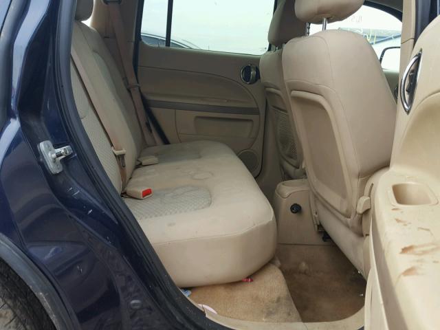 3GNDA13D97S555400 - 2007 CHEVROLET HHR LS BLUE photo 6