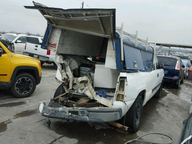 1GCEC19V65Z292600 - 2005 CHEVROLET SILVERADO WHITE photo 4