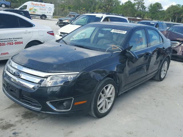 3FAHP0JG2AR249899 - 2010 FORD FUSION SEL GREEN photo 2