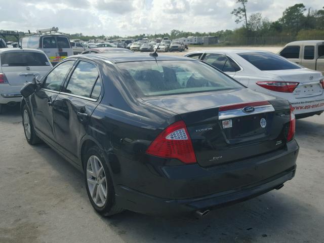 3FAHP0JG2AR249899 - 2010 FORD FUSION SEL GREEN photo 3