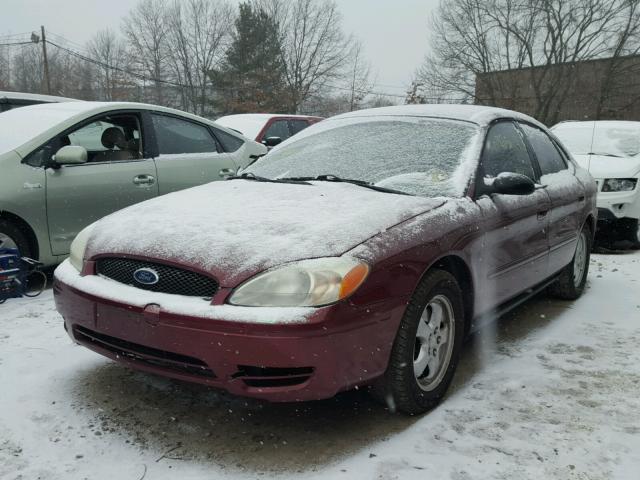 1FAFP53294G175110 - 2004 FORD TAURUS SE MAROON photo 2