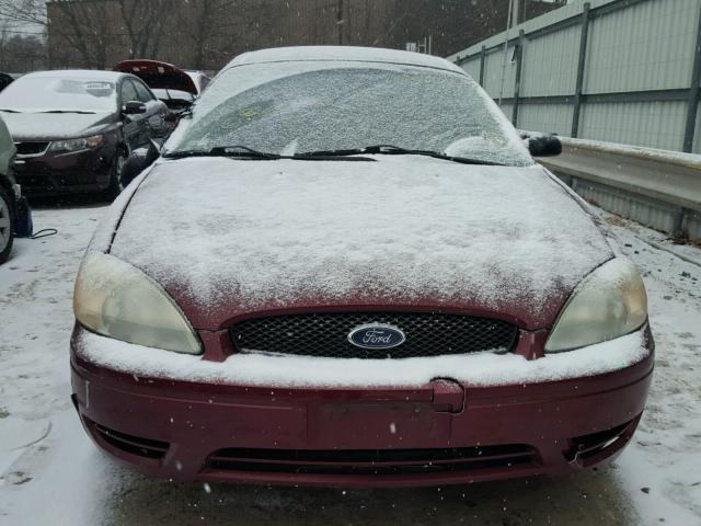 1FAFP53294G175110 - 2004 FORD TAURUS SE MAROON photo 9