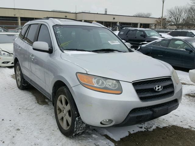 5NMSH13E88H191189 - 2008 HYUNDAI SANTA FE S SILVER photo 1