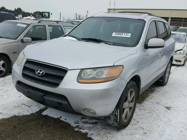 5NMSH13E88H191189 - 2008 HYUNDAI SANTA FE S SILVER photo 2