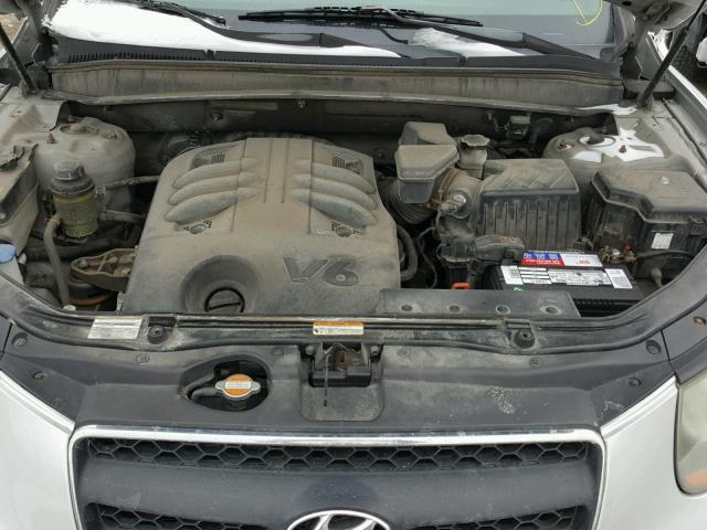 5NMSH13E88H191189 - 2008 HYUNDAI SANTA FE S SILVER photo 7