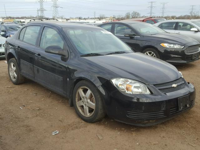 1G1AT58H697266199 - 2009 CHEVROLET COBALT LT BLACK photo 1