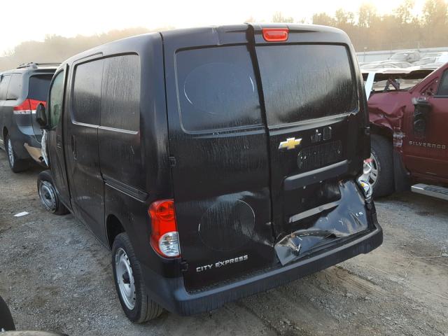 3N63M0YN5FK713380 - 2015 CHEVROLET CITY EXPRE BLACK photo 3