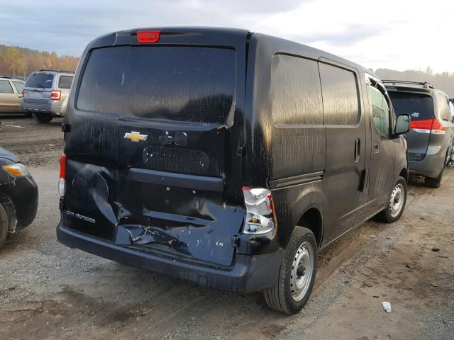 3N63M0YN5FK713380 - 2015 CHEVROLET CITY EXPRE BLACK photo 4