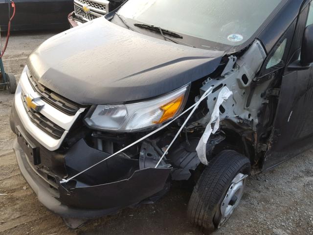 3N63M0YN5FK713380 - 2015 CHEVROLET CITY EXPRE BLACK photo 9