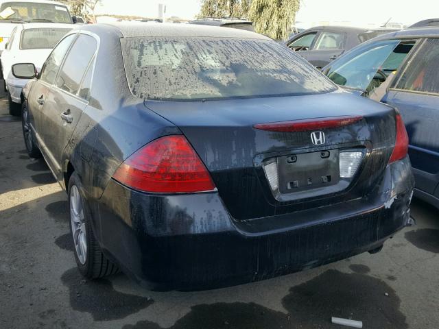 1HGCM56486A074893 - 2006 HONDA ACCORD LX BLACK photo 3