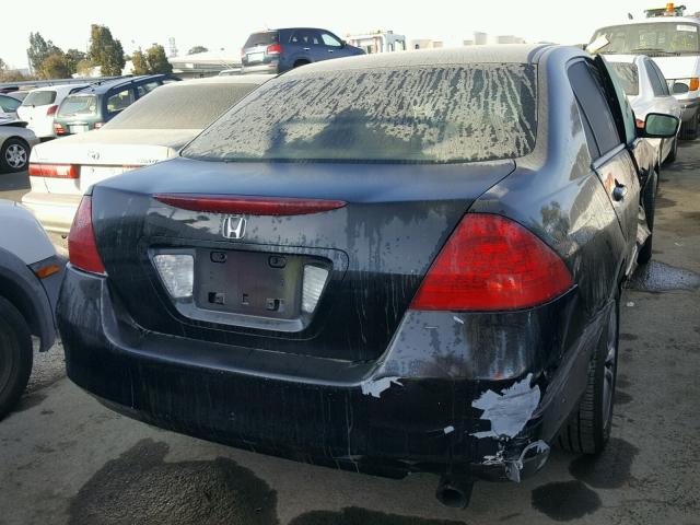 1HGCM56486A074893 - 2006 HONDA ACCORD LX BLACK photo 4