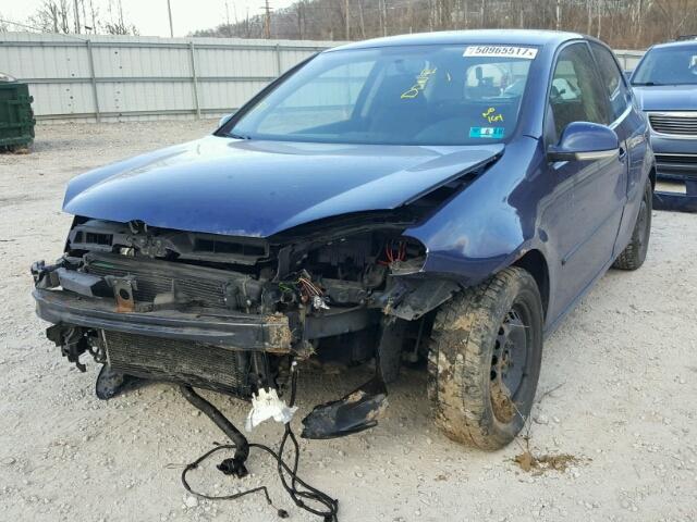 WVWAS71K47W217064 - 2007 VOLKSWAGEN RABBIT BLUE photo 2