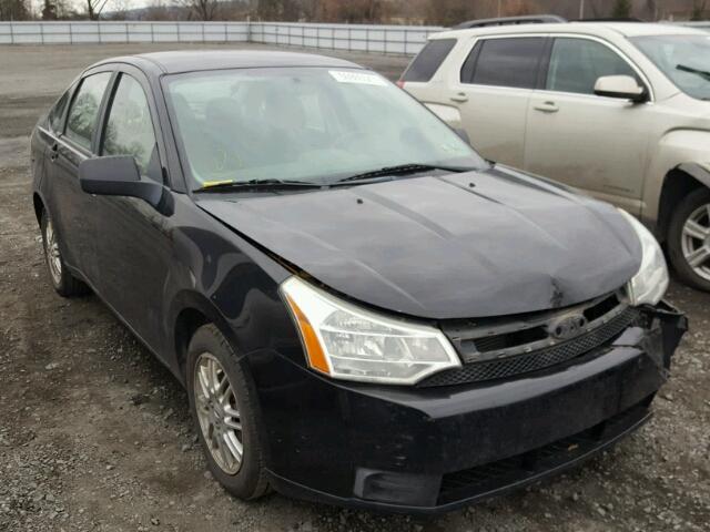 1FAHP35N09W195408 - 2009 FORD FOCUS SE BLACK photo 1