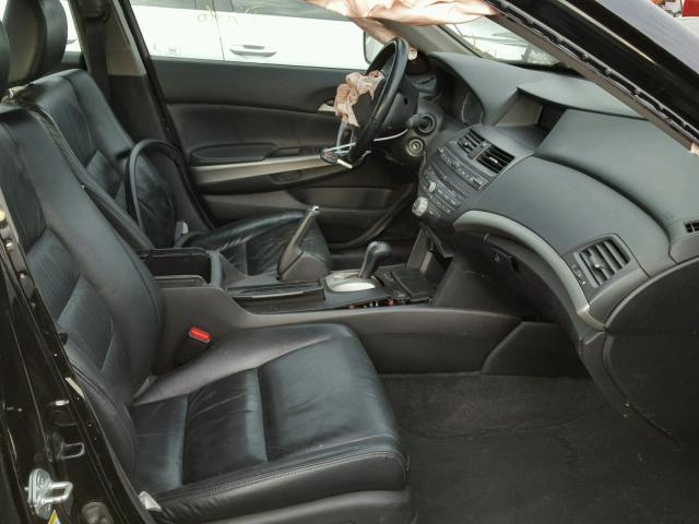 1HGCP36829A034120 - 2009 HONDA ACCORD EXL BLACK photo 5