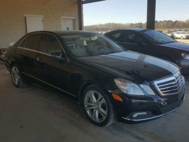 WDDHF7CB4AA172542 - 2010 MERCEDES-BENZ E 550 BLACK photo 1