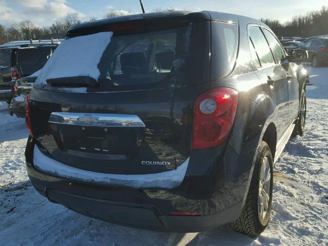 2CNFLCEC2B6266616 - 2011 CHEVROLET EQUINOX LS BLACK photo 4