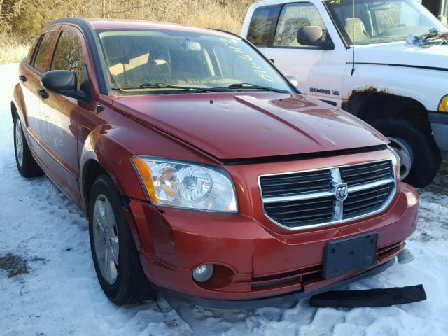 1B3HB48B37D143815 - 2007 DODGE CALIBER SX ORANGE photo 1