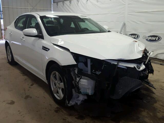 5XXGM4A73EG261148 - 2014 KIA OPTIMA LX WHITE photo 1