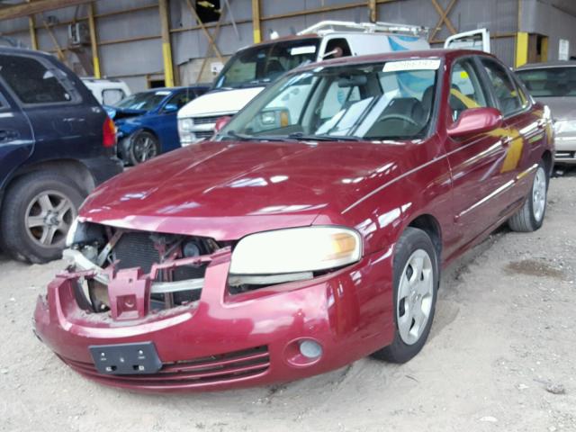 3N1CB51D15L489561 - 2005 NISSAN SENTRA 1.8 RED photo 2