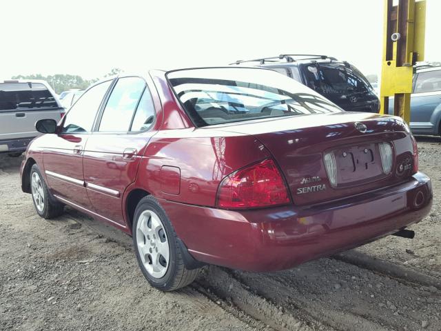 3N1CB51D15L489561 - 2005 NISSAN SENTRA 1.8 RED photo 3