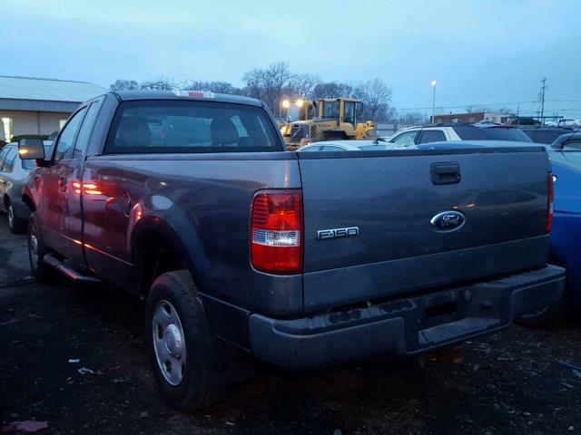 1FTRF14W87NA72376 - 2007 FORD F150 GRAY photo 3