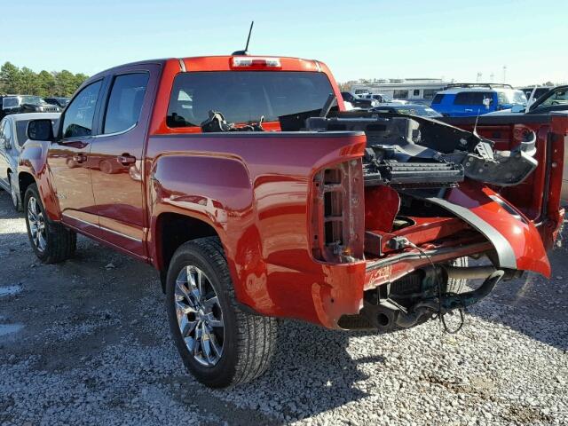 1GTG5BE39F1152697 - 2015 GMC CANYON SLE RED photo 3