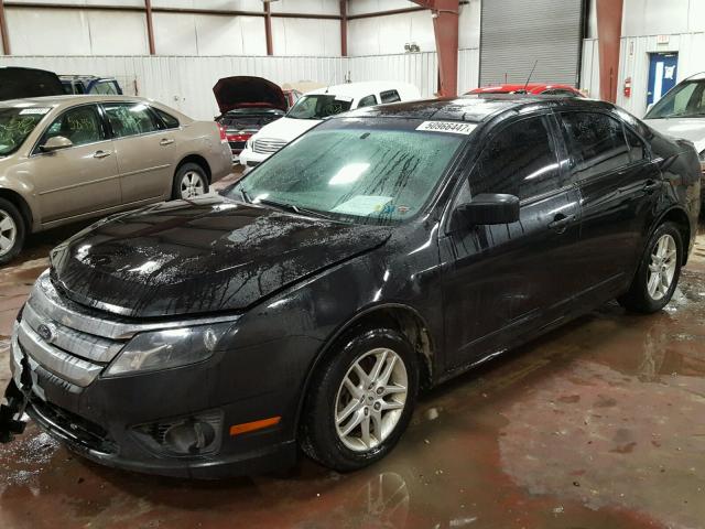 3FAHP0GA7BR239180 - 2011 FORD FUSION S BLACK photo 2