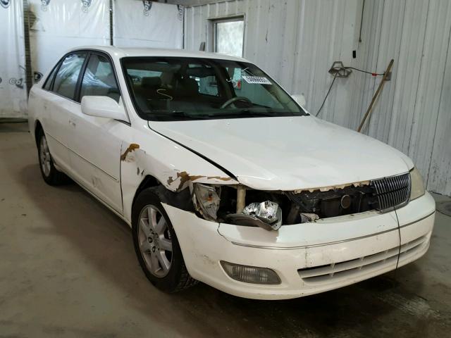 4T1BF28B2YU061083 - 2000 TOYOTA AVALON XL WHITE photo 1