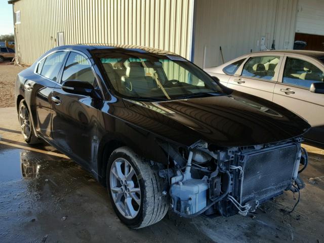 1N4AA5AP2DC803171 - 2013 NISSAN MAXIMA S BLACK photo 1