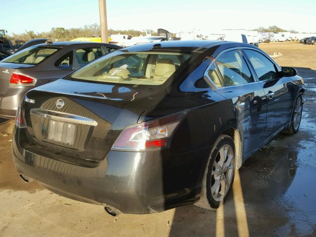 1N4AA5AP2DC803171 - 2013 NISSAN MAXIMA S BLACK photo 4