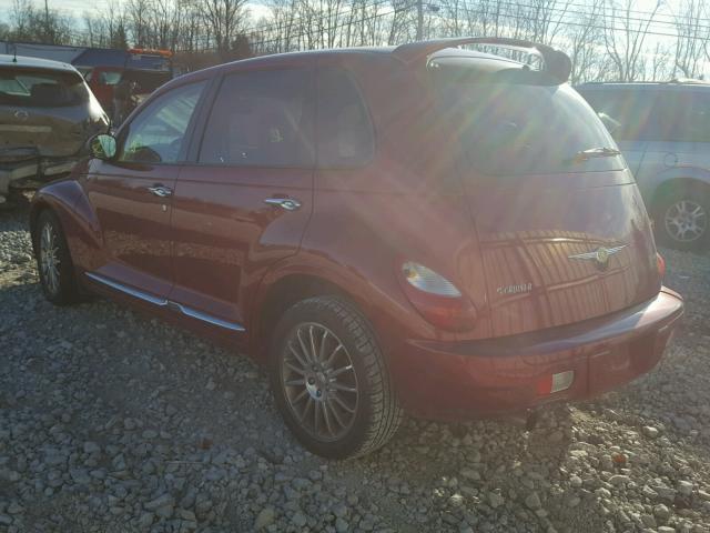 3A8FY68848T138423 - 2008 CHRYSLER PT CRUISER RED photo 3