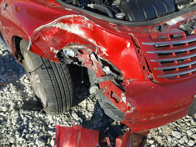 3A8FY68848T138423 - 2008 CHRYSLER PT CRUISER RED photo 9