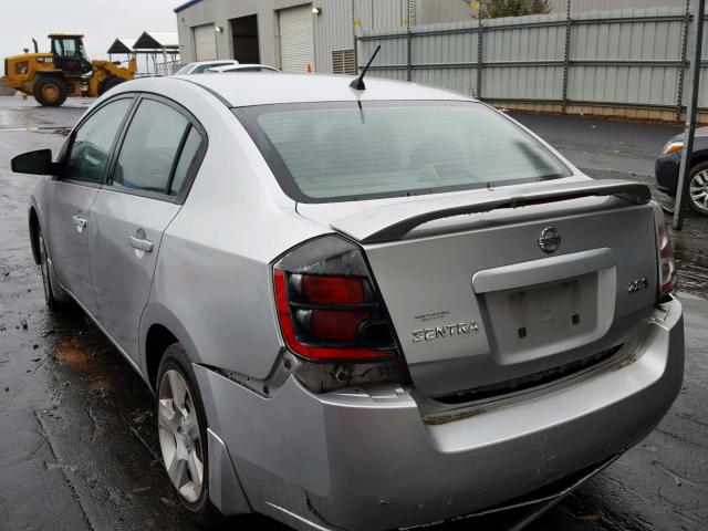 3N1AB61E57L616109 - 2007 NISSAN SENTRA 2.0 SILVER photo 3