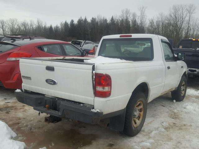 1FTYR10D38PA76266 - 2008 FORD RANGER WHITE photo 4