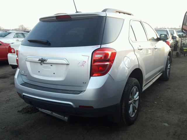 2GNALCEK2H1531148 - 2017 CHEVROLET EQUINOX LT SILVER photo 4