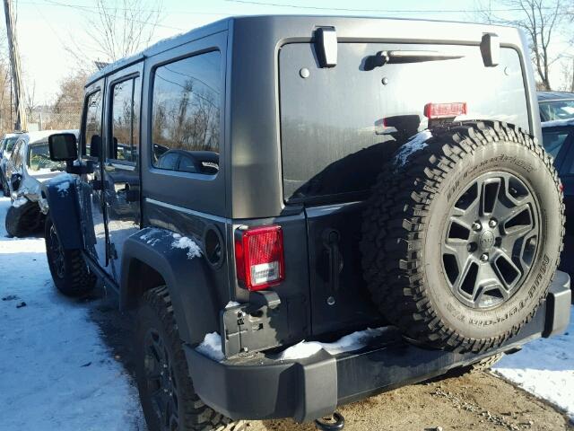 1C4BJWDG3GL314587 - 2016 JEEP WRANGLER U GRAY photo 3