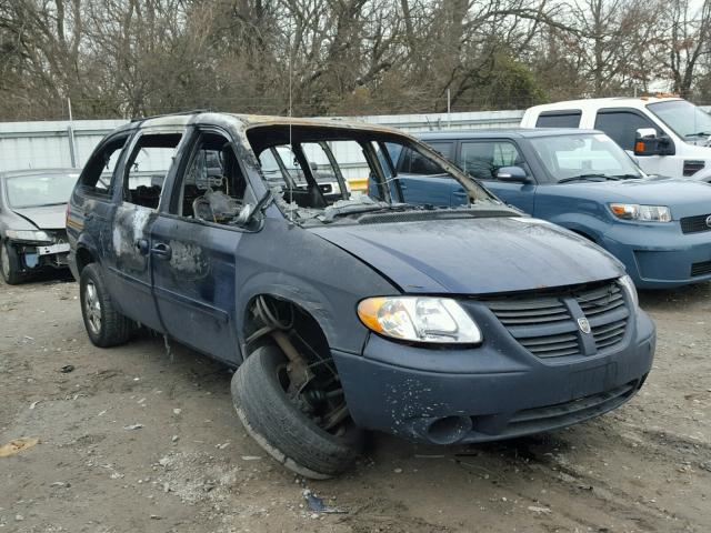 2D4GP44L95R416229 - 2005 DODGE GRAND CARA BLUE photo 1