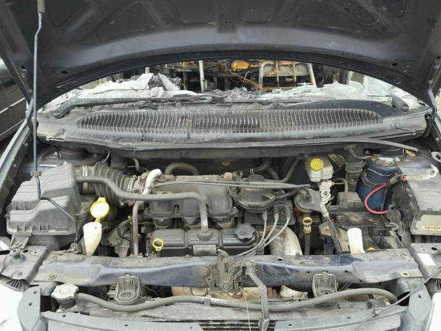 2D4GP44L95R416229 - 2005 DODGE GRAND CARA BLUE photo 7