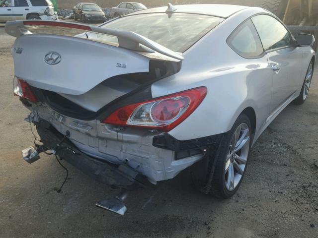 KMHHU6KH4BU046094 - 2011 HYUNDAI GENESIS CO GRAY photo 4