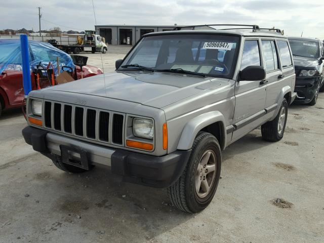 1J4FT48S91L624999 - 2001 JEEP CHEROKEE S SILVER photo 2